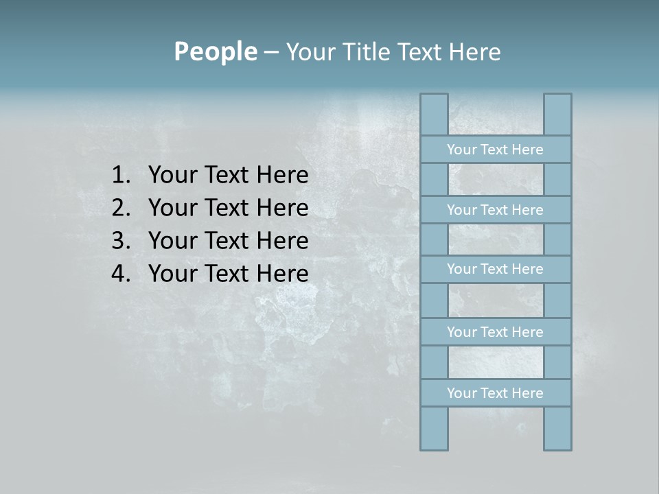 Slum Wall Peeling PowerPoint Template