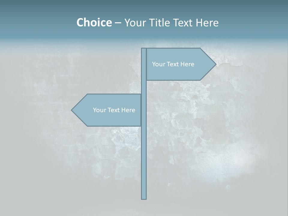 Slum Wall Peeling PowerPoint Template