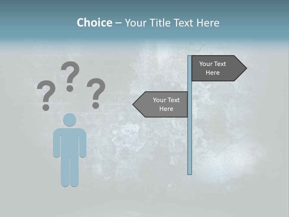 Slum Wall Peeling PowerPoint Template