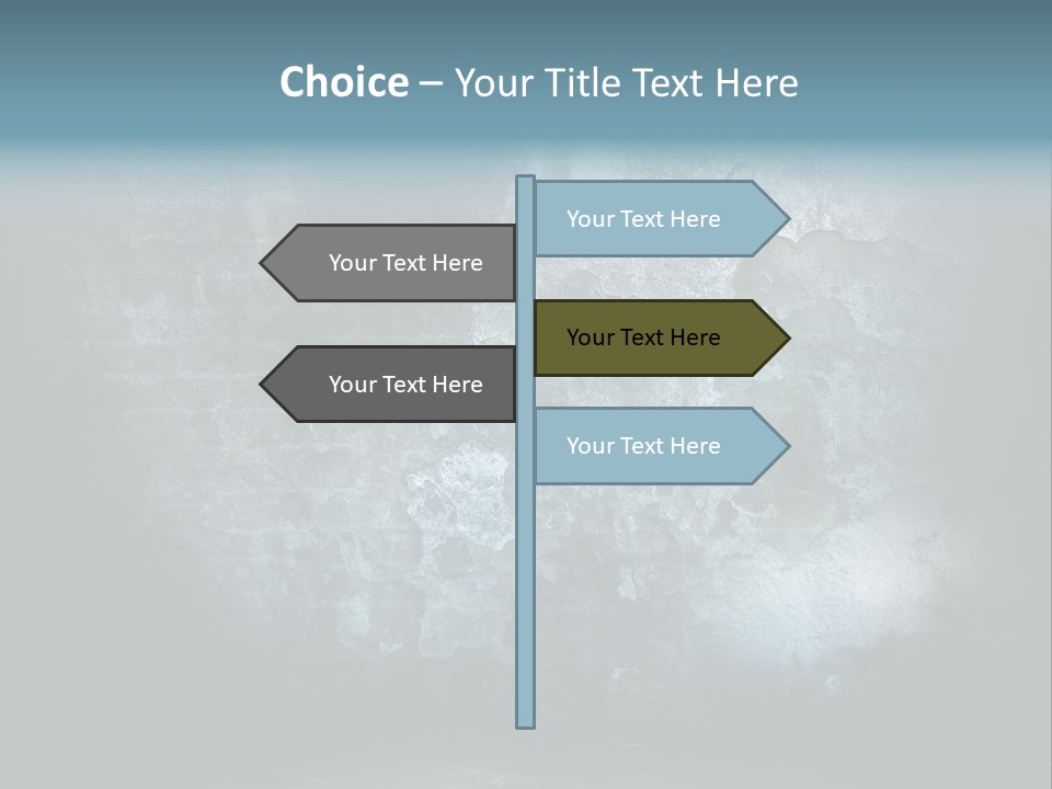 Slum Wall Peeling PowerPoint Template
