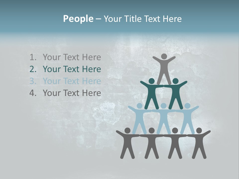 Slum Wall Peeling PowerPoint Template