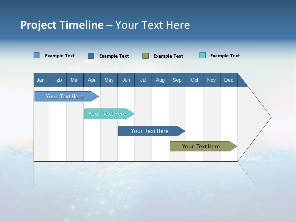 Beach Paper Birds PowerPoint Template