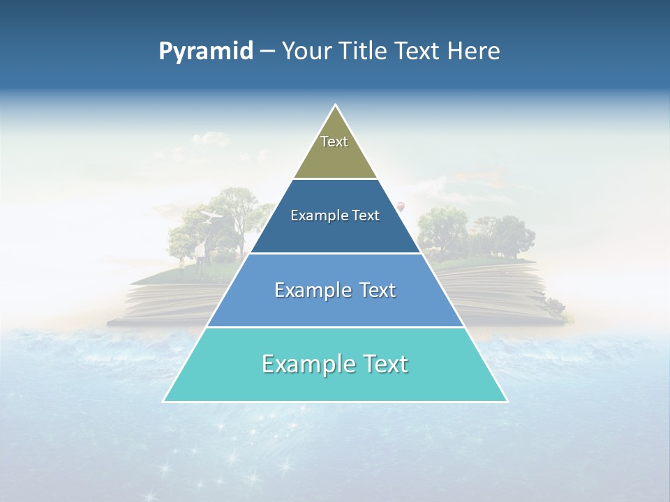 Beach Paper Birds PowerPoint Template