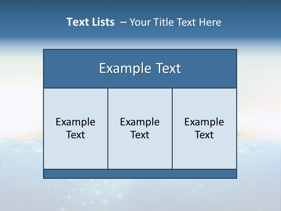 Beach Paper Birds PowerPoint Template