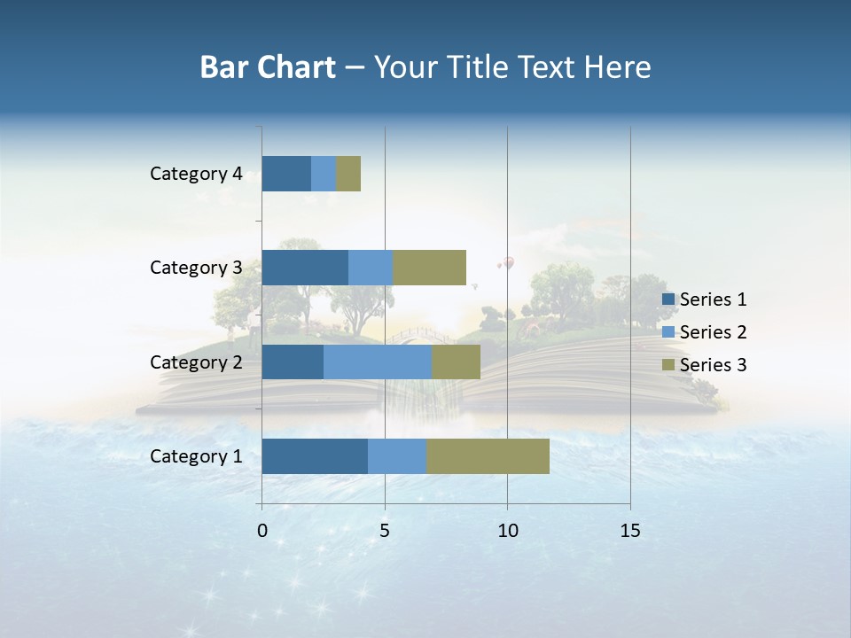 Beach Paper Birds PowerPoint Template