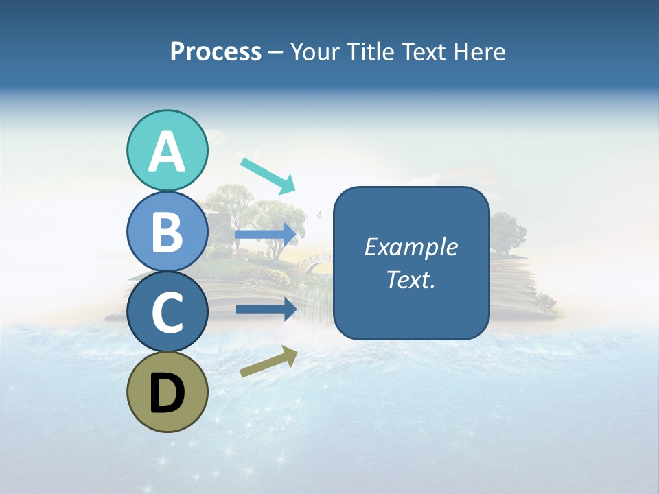 Beach Paper Birds PowerPoint Template