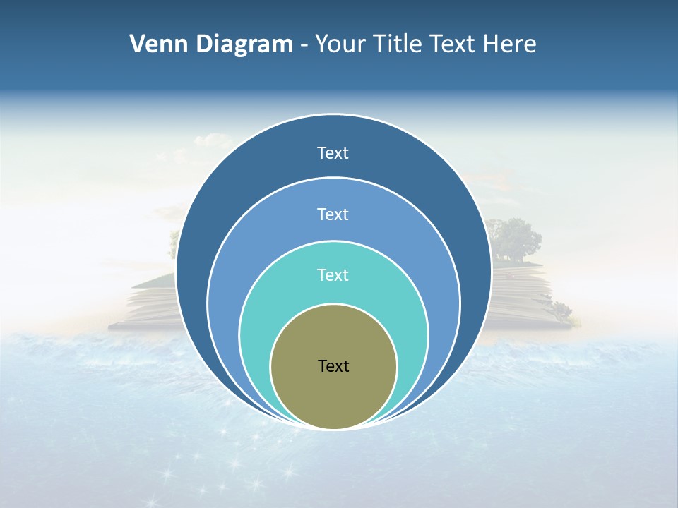 Beach Paper Birds PowerPoint Template