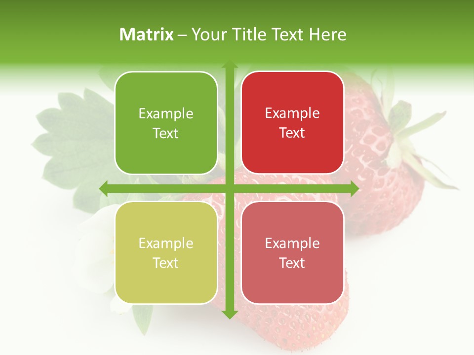 Healthy Natural Berry PowerPoint Template