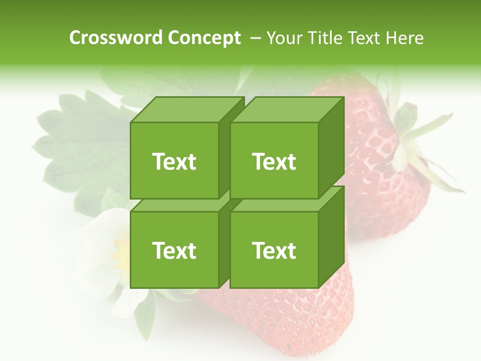 Healthy Natural Berry PowerPoint Template