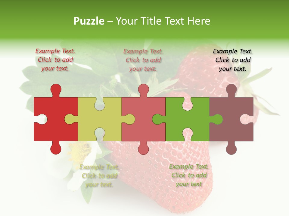 Healthy Natural Berry PowerPoint Template