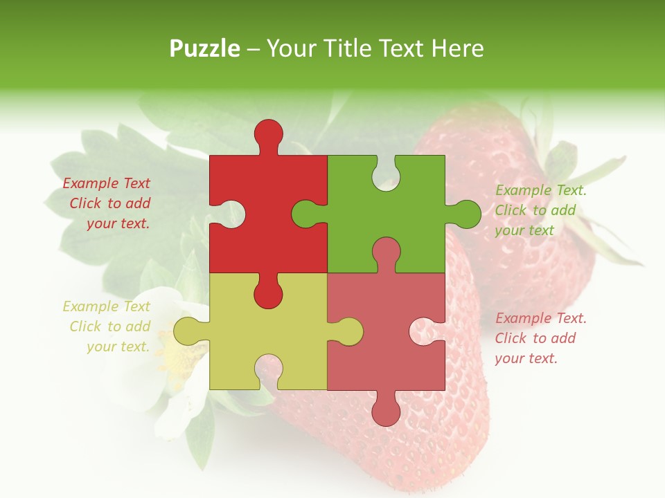 Healthy Natural Berry PowerPoint Template