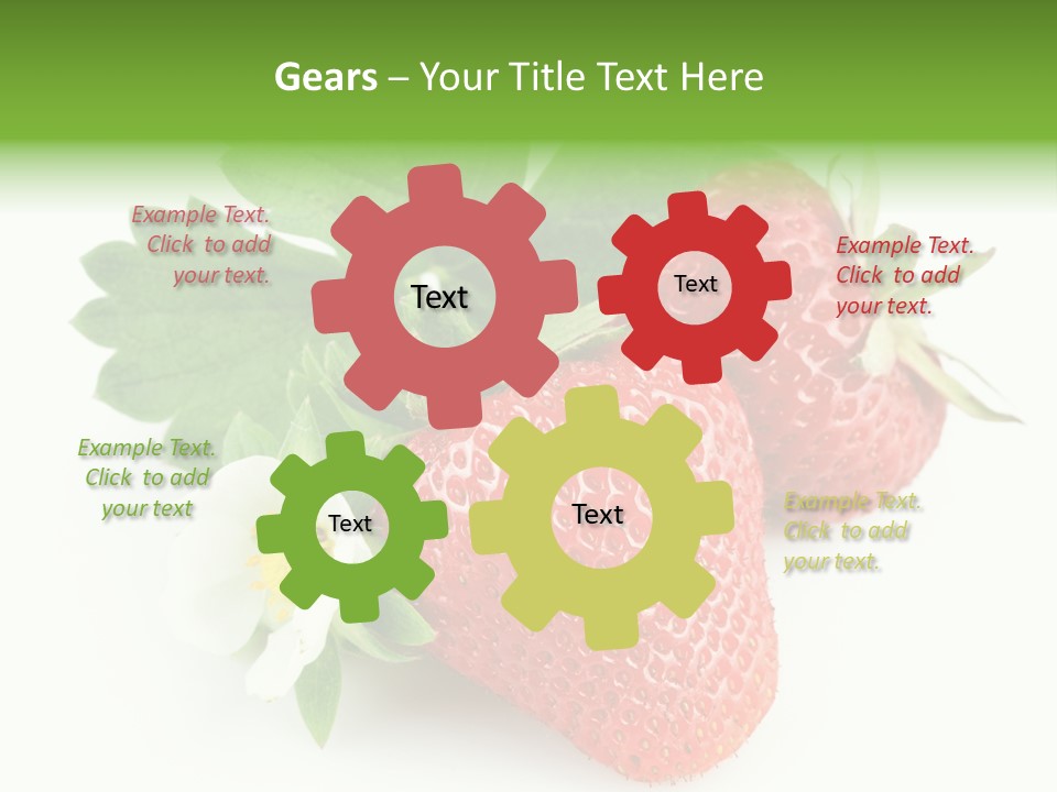 Healthy Natural Berry PowerPoint Template