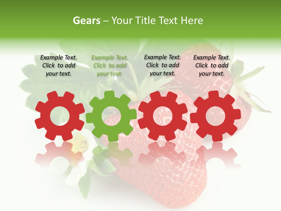 Healthy Natural Berry PowerPoint Template