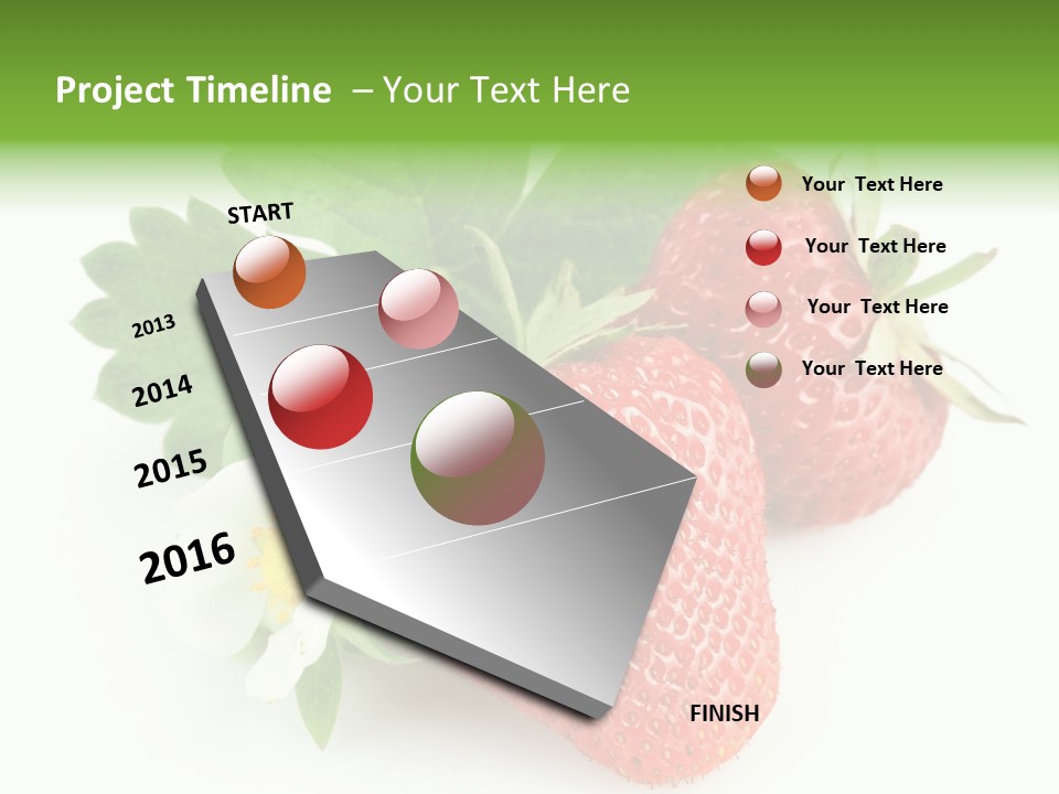 Healthy Natural Berry PowerPoint Template