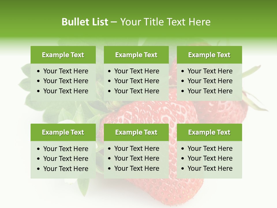 Healthy Natural Berry PowerPoint Template