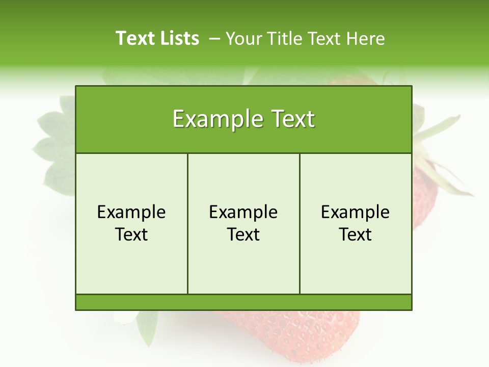 Healthy Natural Berry PowerPoint Template