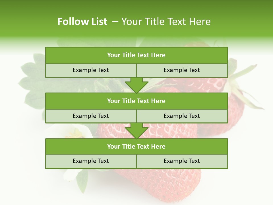 Healthy Natural Berry PowerPoint Template