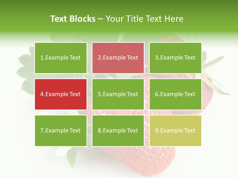 Healthy Natural Berry PowerPoint Template