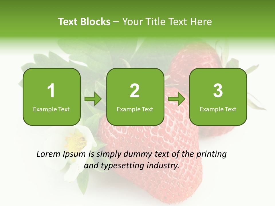 Healthy Natural Berry PowerPoint Template