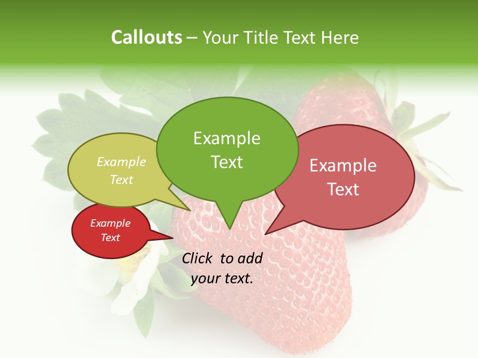 Healthy Natural Berry PowerPoint Template