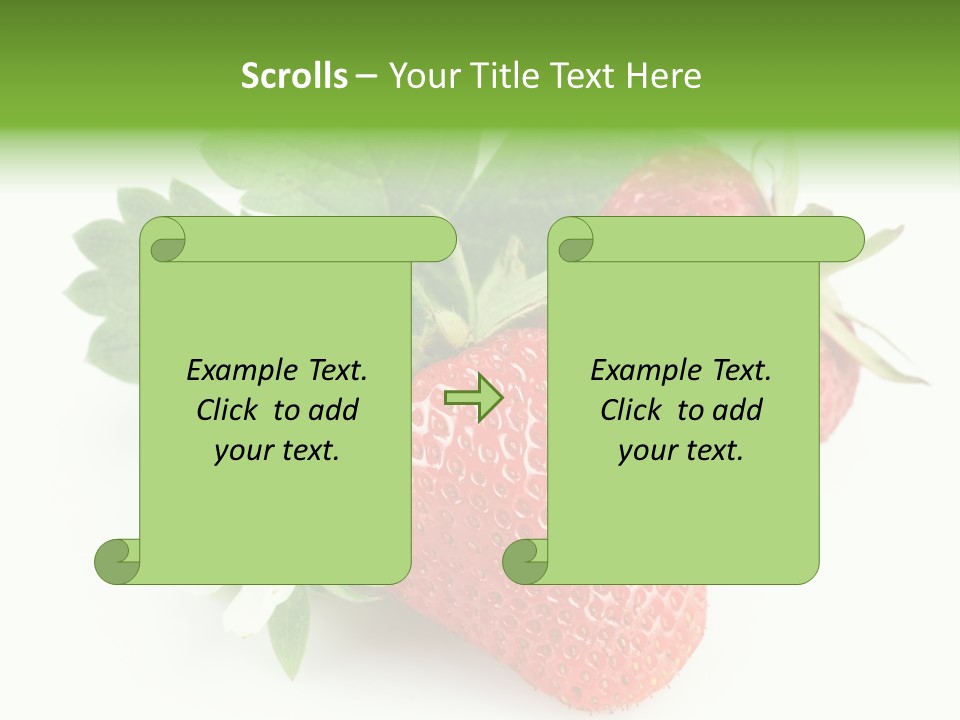 Healthy Natural Berry PowerPoint Template