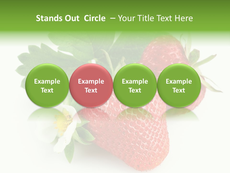 Healthy Natural Berry PowerPoint Template