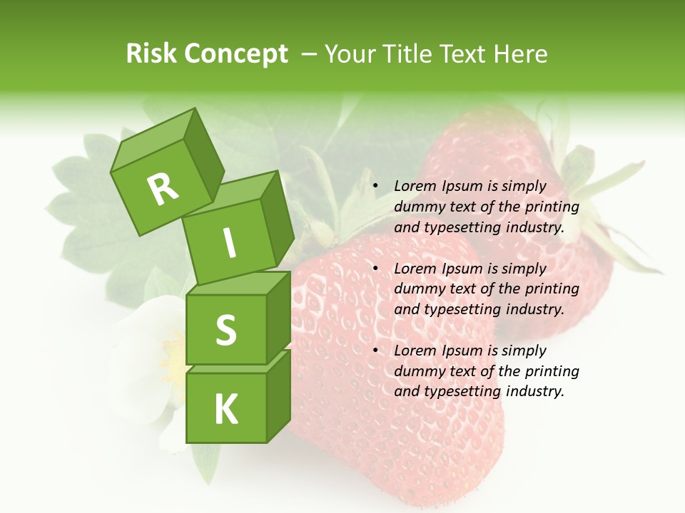 Healthy Natural Berry PowerPoint Template