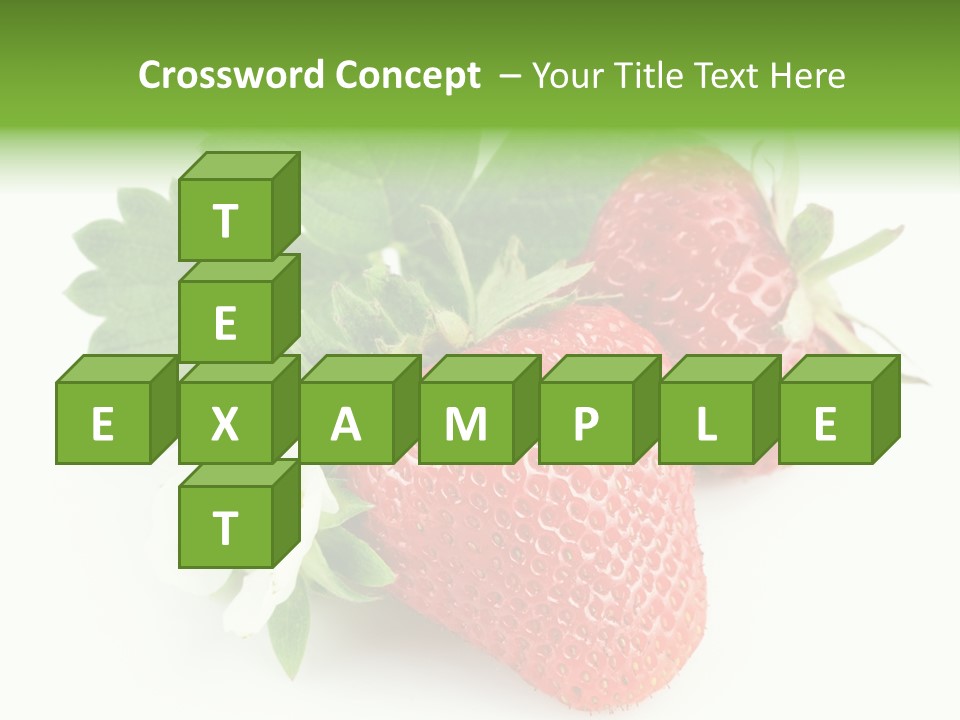 Healthy Natural Berry PowerPoint Template