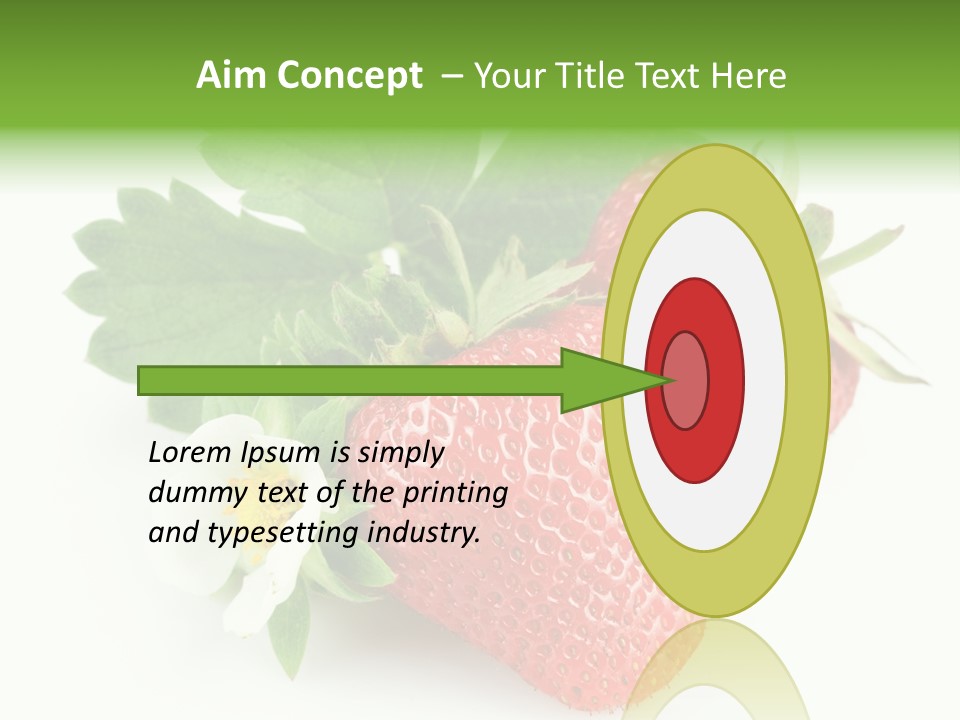 Healthy Natural Berry PowerPoint Template