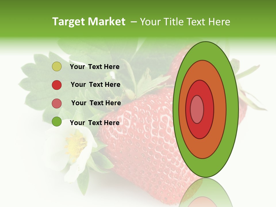 Healthy Natural Berry PowerPoint Template