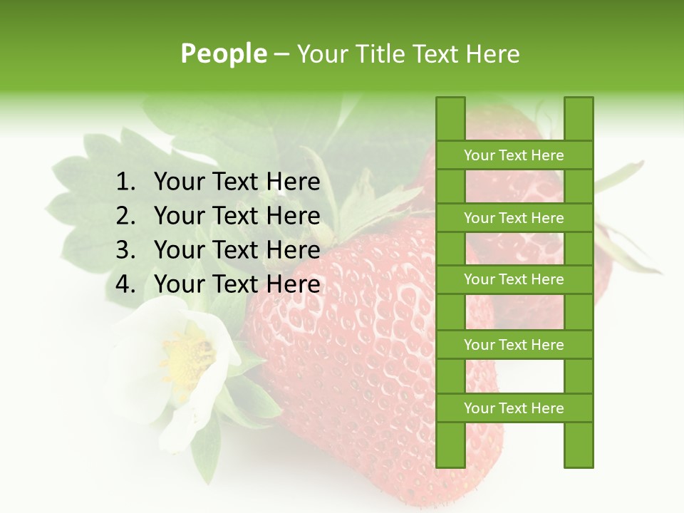 Healthy Natural Berry PowerPoint Template