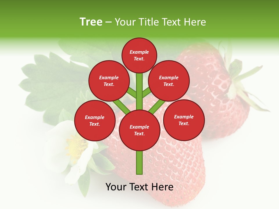 Healthy Natural Berry PowerPoint Template