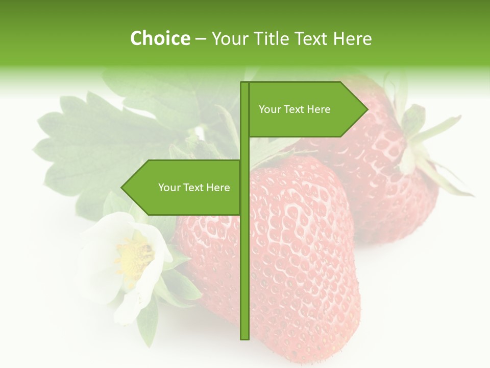 Healthy Natural Berry PowerPoint Template