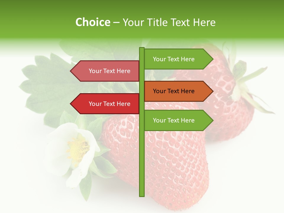 Healthy Natural Berry PowerPoint Template