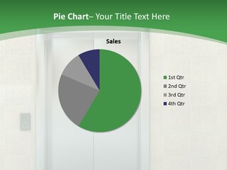 Lobby Metal Lift PowerPoint Template