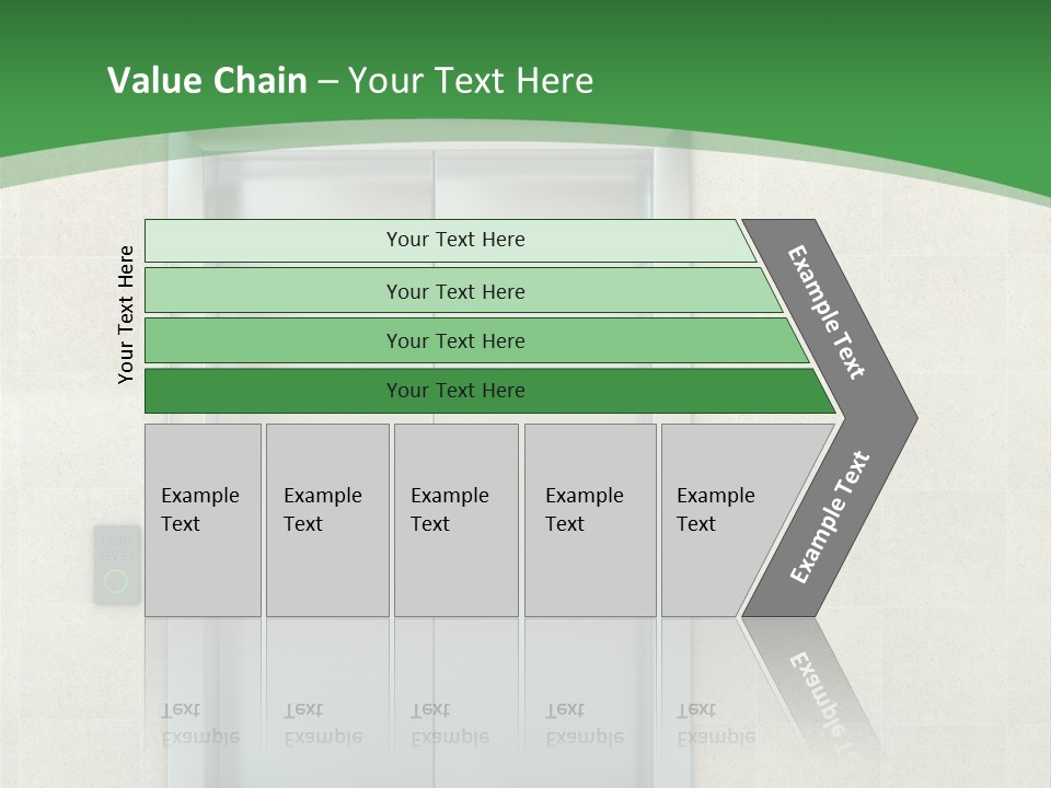 Lobby Metal Lift PowerPoint Template
