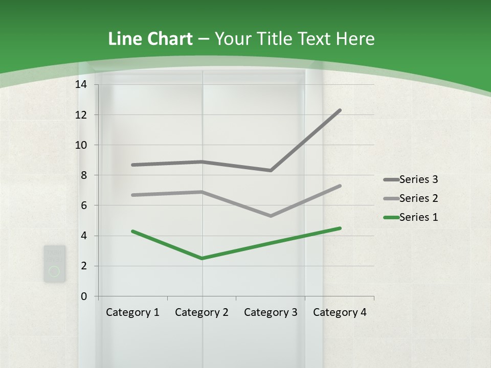 Lobby Metal Lift PowerPoint Template