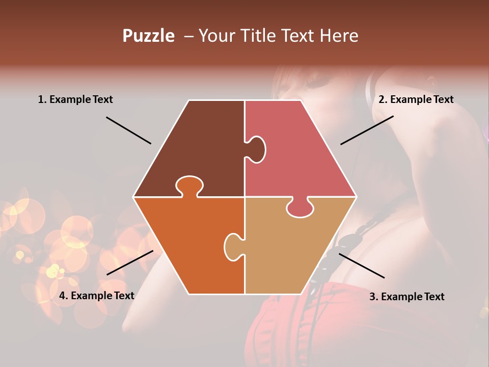 Club Beauty Enjoyment PowerPoint Template