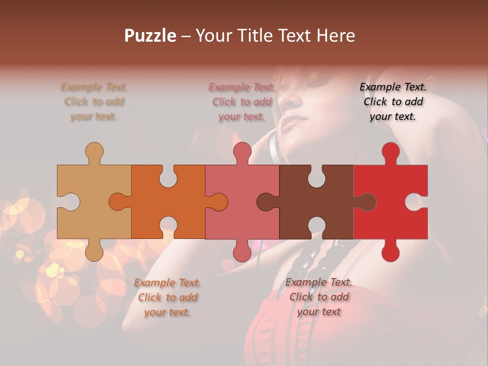 Club Beauty Enjoyment PowerPoint Template