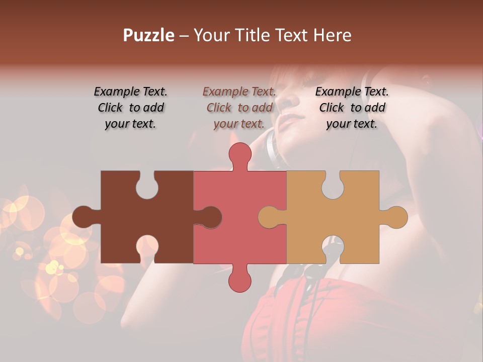 Club Beauty Enjoyment PowerPoint Template