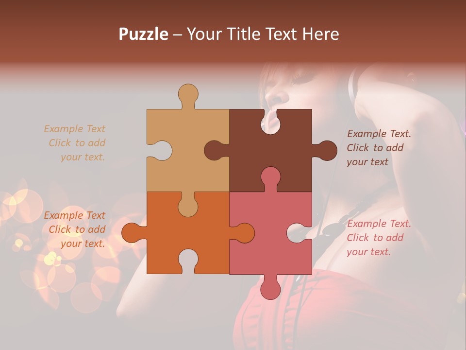 Club Beauty Enjoyment PowerPoint Template