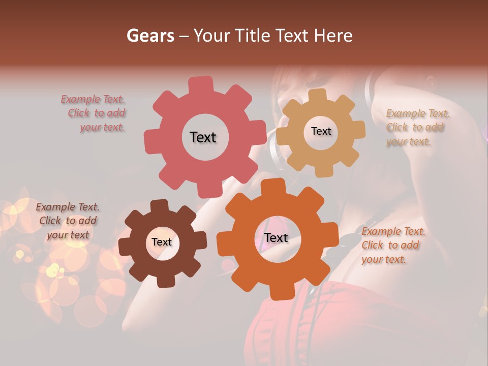 Club Beauty Enjoyment PowerPoint Template