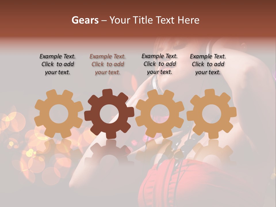 Club Beauty Enjoyment PowerPoint Template