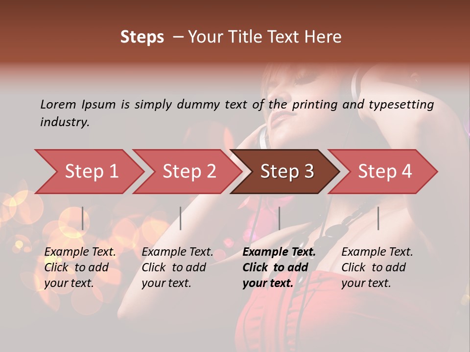 Club Beauty Enjoyment PowerPoint Template