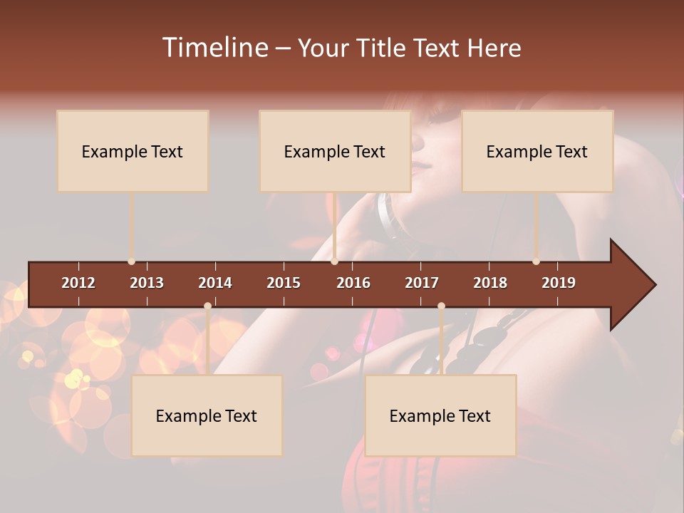 Club Beauty Enjoyment PowerPoint Template