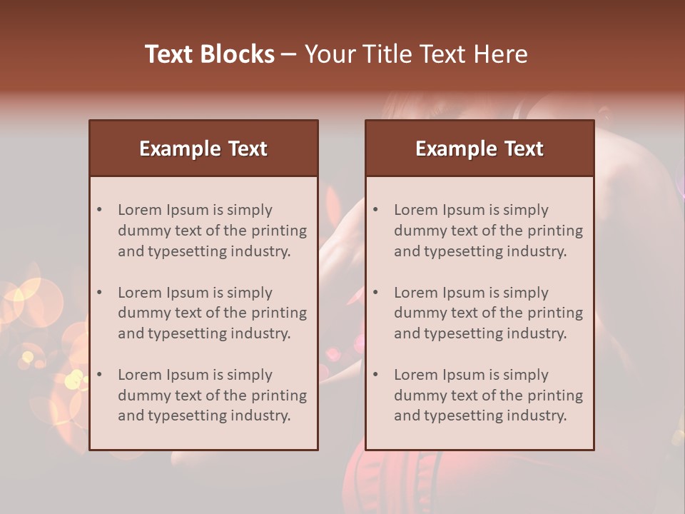 Club Beauty Enjoyment PowerPoint Template