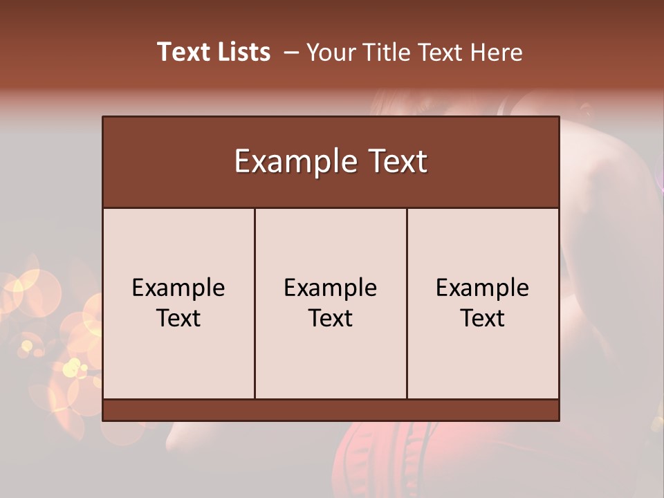 Club Beauty Enjoyment PowerPoint Template