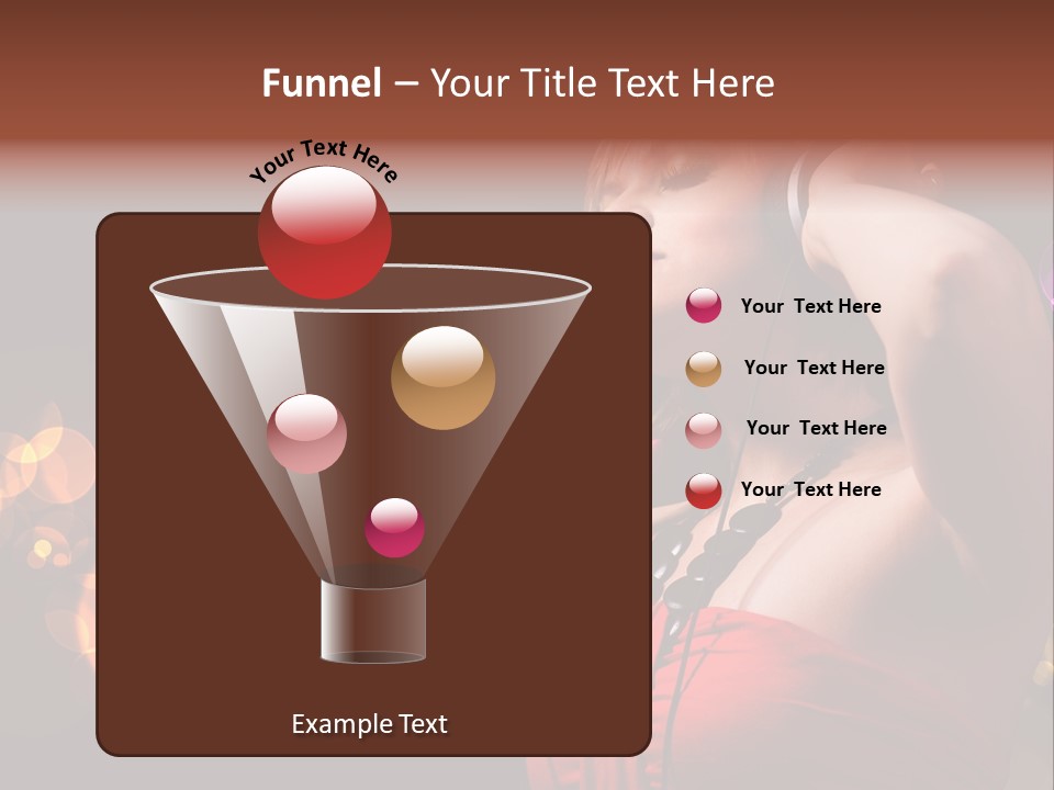 Club Beauty Enjoyment PowerPoint Template