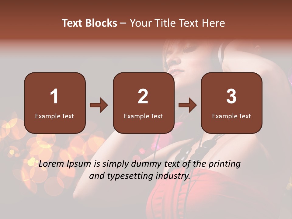 Club Beauty Enjoyment PowerPoint Template