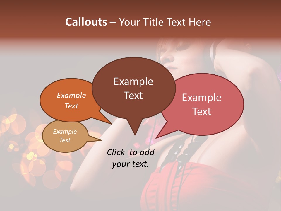 Club Beauty Enjoyment PowerPoint Template